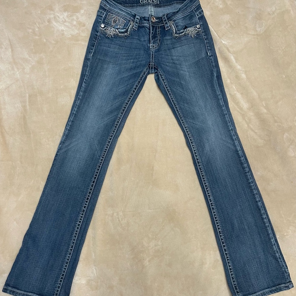Grace Women's Denim Boot Cut Jeans